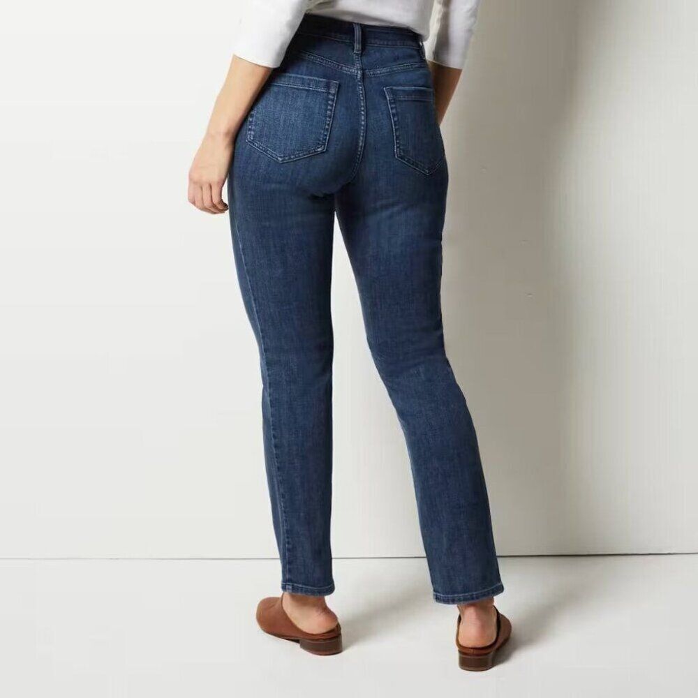 J. Jill Denim Curvy Slim Leg Ankle Fit Jeans Size 10 - Picture 3 of 11